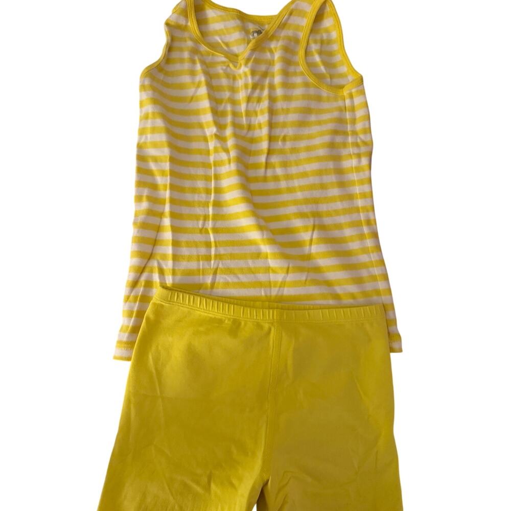 Primary Yellow Stripe Tank and shorts set size 10